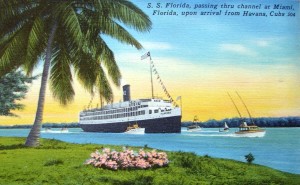 Steamship that began the journey from Cuba to Saluda, NC